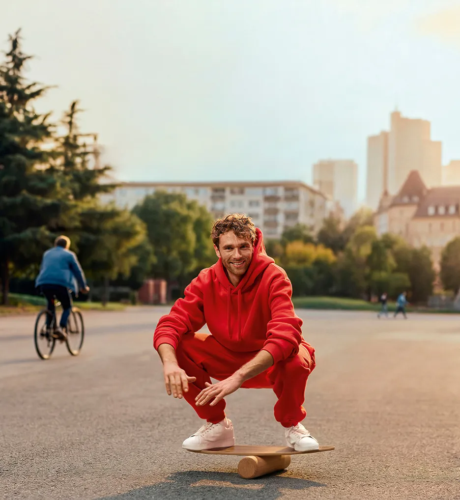 Skateboardfahrer